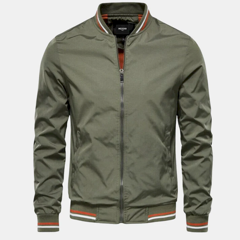 Caleb | Men's Stylish Bomber Jacket Zip-Up